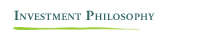 investment philosophy